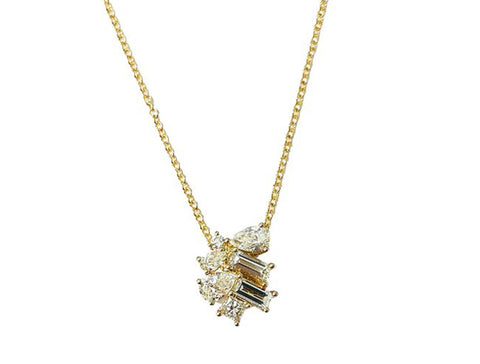 Opal Pendant Necklace in 14K Yellow Gold