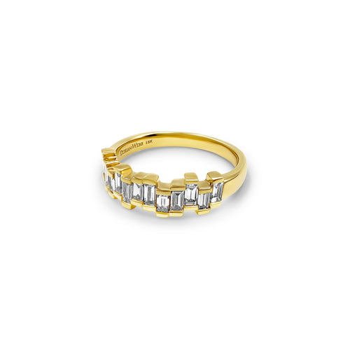 Baguette Diamond Ring in 18K Yellow Gold