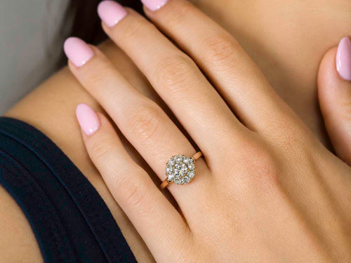 Antique Victorian Diamond Engagement Ring (circa 1890's)