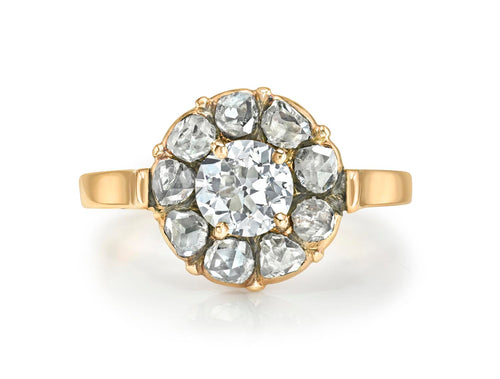 Antique Victorian Diamond Engagement Ring (circa 1890's)
