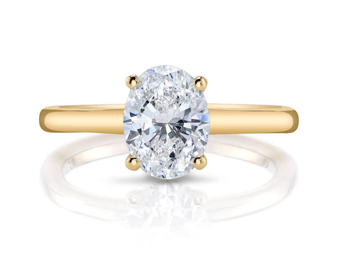 Pear Diamond Solitaire Engagement Ring