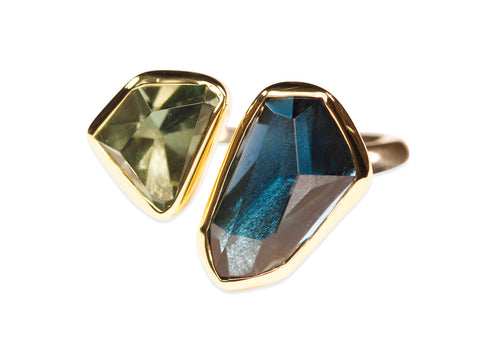 Custom Cut Emerald-Shaped Diamond Stud Earrings (Large Size)
