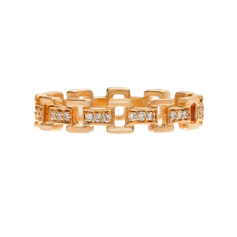 Baguette Diamond Eternity Wedding Band in Yellow Gold