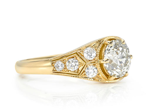 Old European Cut Diamond "Clara" Engagement Ring