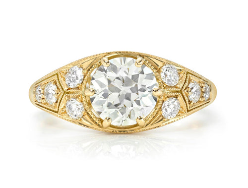 Old European Cut Diamond "Clara" Engagement Ring