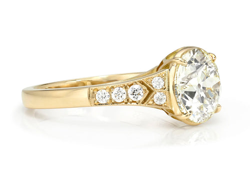 Old European Cut Diamond "Lorraine" Engagement Ring