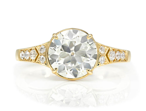 Old European Cut Diamond "Lorraine" Engagement Ring