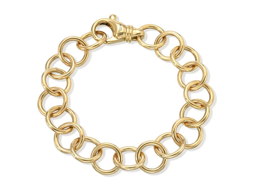 Handcrafted Round Link "Club" Bracelet