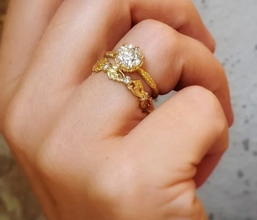 Original engagement or anniversary rings- Custom original wooden jewelry