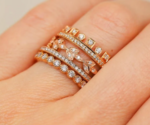Bezel Diamond Eternity Wedding Band