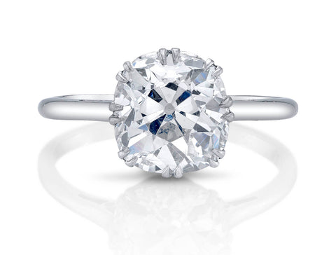 Round Brilliant Diamond Halo Engagement Ring