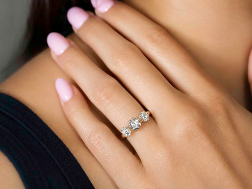 Antique Victorian Diamond Engagement Ring (circa 1890's)