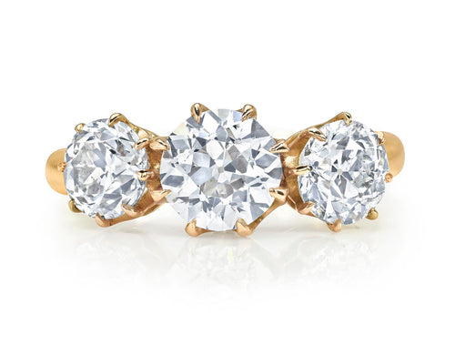 Antique Victorian Diamond Engagement Ring (circa 1890's)