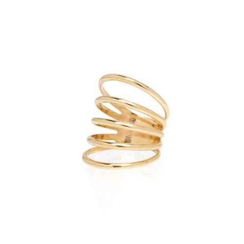Five-Band Ring in 14K Yellow Gold