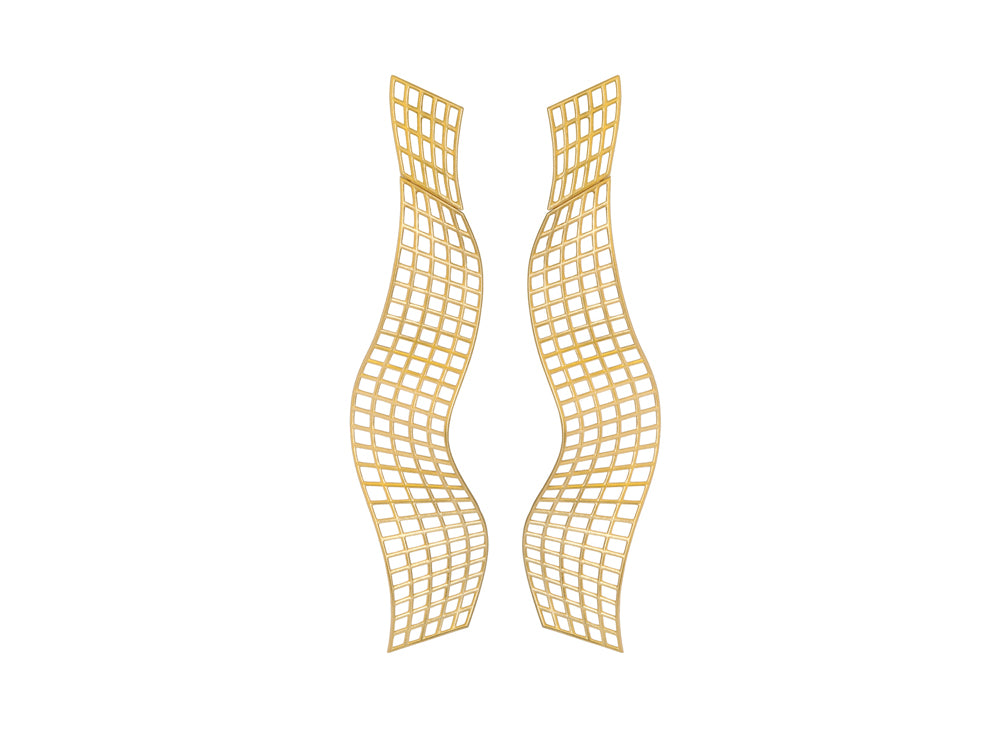 Antonio Bernardo 18K Yellow Gold "Wave" Earrings
