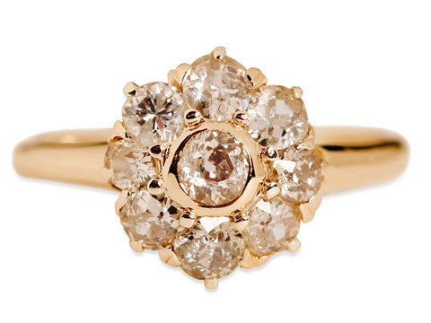 Art Deco Era (Circa 1920's) Vintage Diamond Engagement Ring