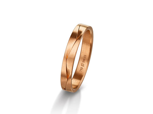 Unique Rose Gold Mens Wedding Band at the Best Jewelry Store in Washington DC