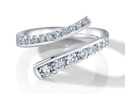 Multi-Spike Pavé Diamond Ring