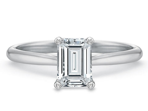 Vintage-Inspired Diamond Solitaire Engagement Ring