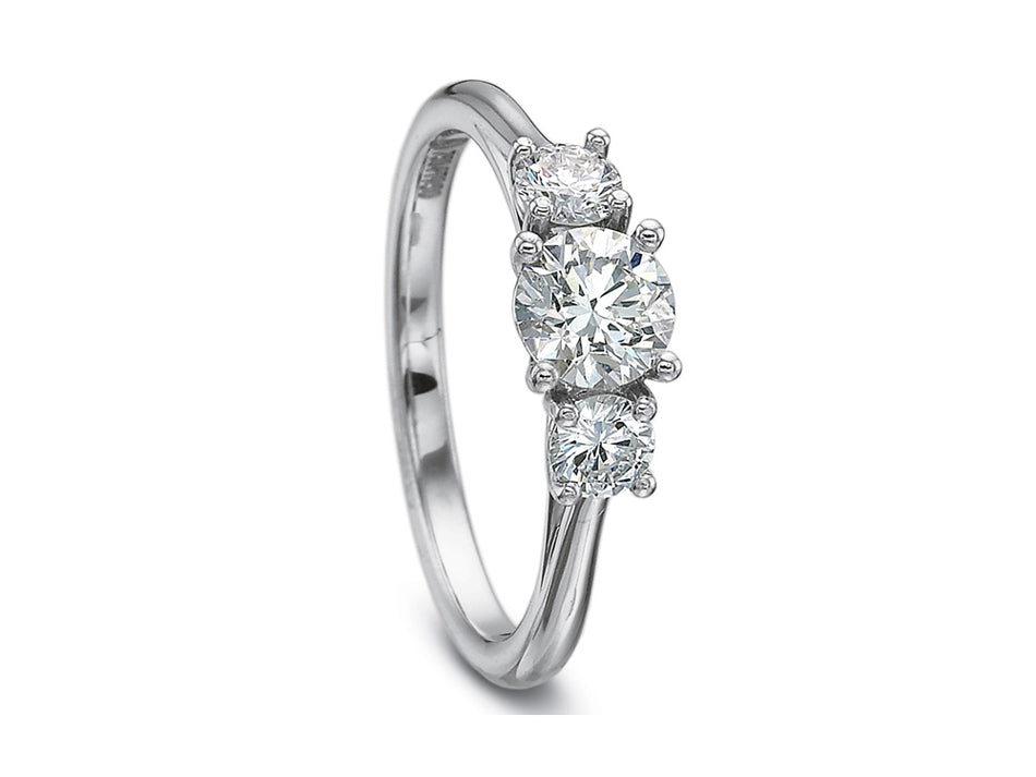 "Hearts and Arrows" Diamond Engagement Ring at the Best Jewelry Store in Washington DC