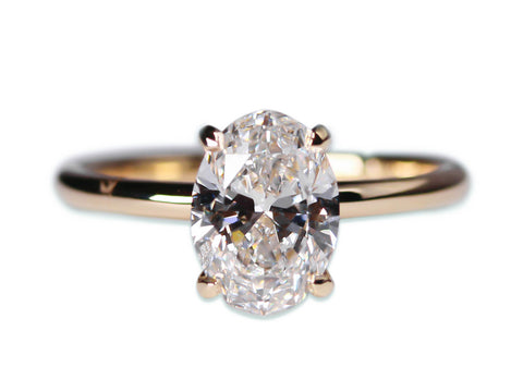 Vintage-Inspired Rose Cut Diamond Engagement Ring