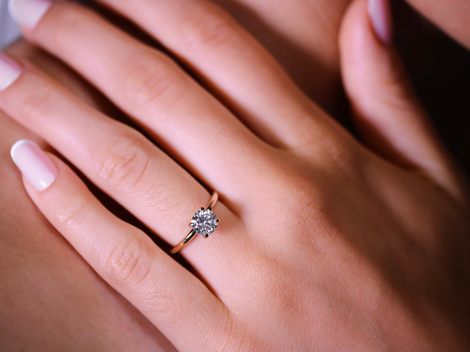 Round Solitaire Engagement Ring