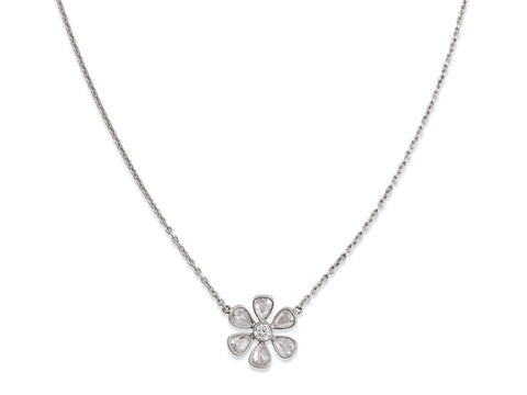 Tahitian Pearl, Diamond and Quartz Charm Necklace