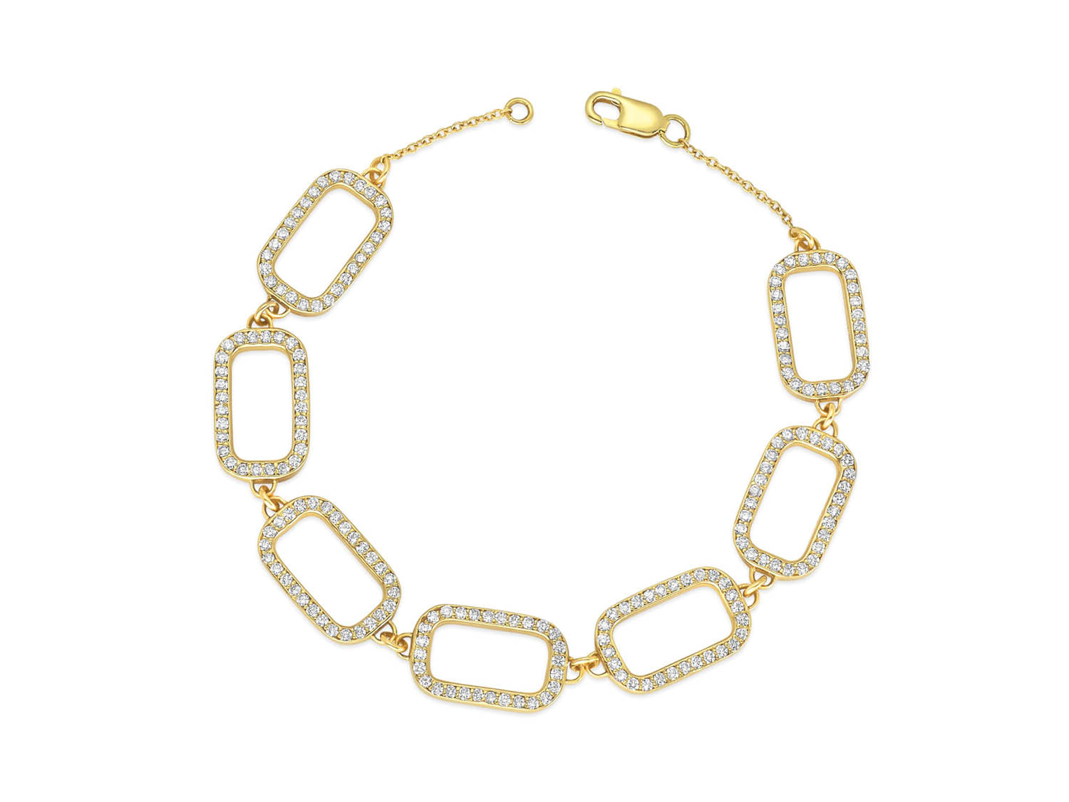 "New York Chain" Diamond Bracelet