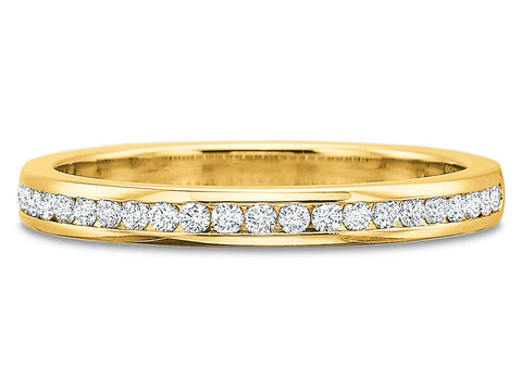 Pavé Diamond Triple Wrap Ring in 14K Yellow Gold