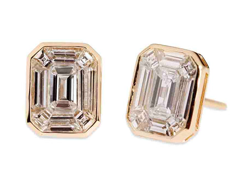 Pavé Diamond Ring in White Gold