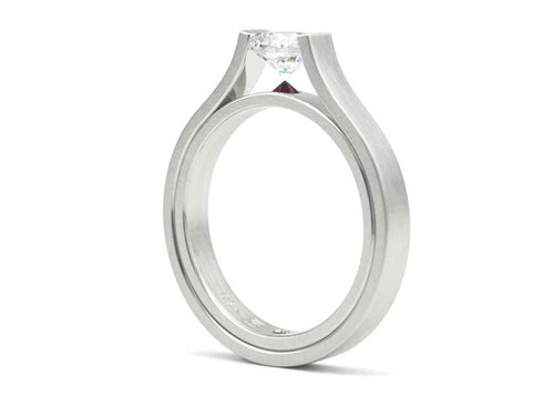 Tension Set Engagement Ring at the Best Jewelry Store in Washington DC