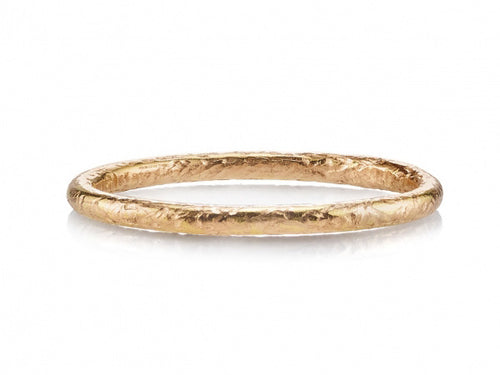 Textured Rose Gold "Jane" Wedding Band