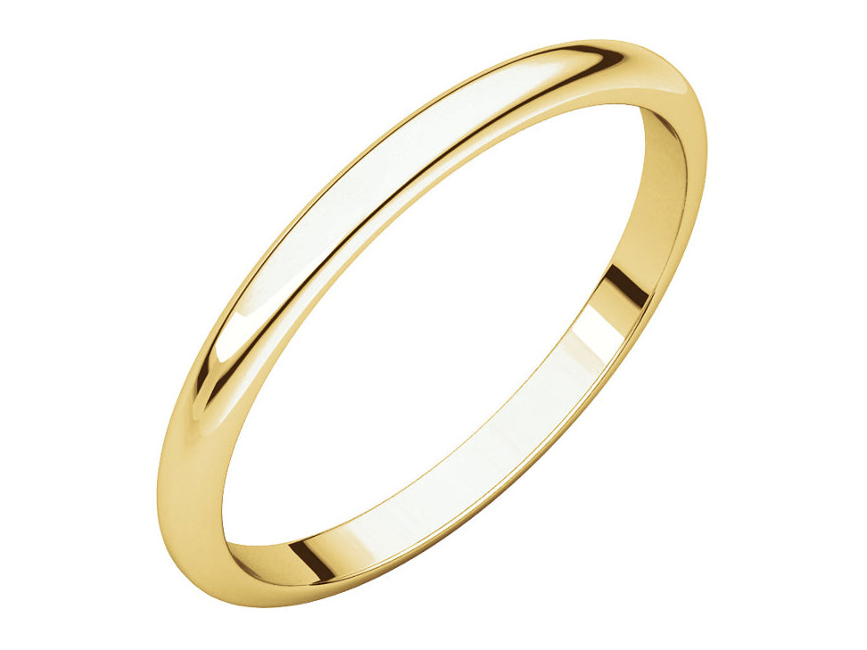 Simple Yellow Gold Band at the Best Jewelry Store in Washington DC