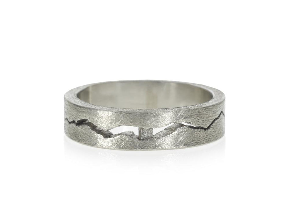 950 Palladium Wedding Band Plain Ring Flat Comfort-Fit (4 mm) - UB84
