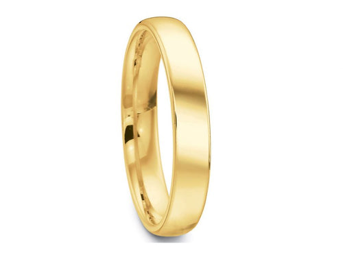 18K Yellow Gold Men's Wedding Band