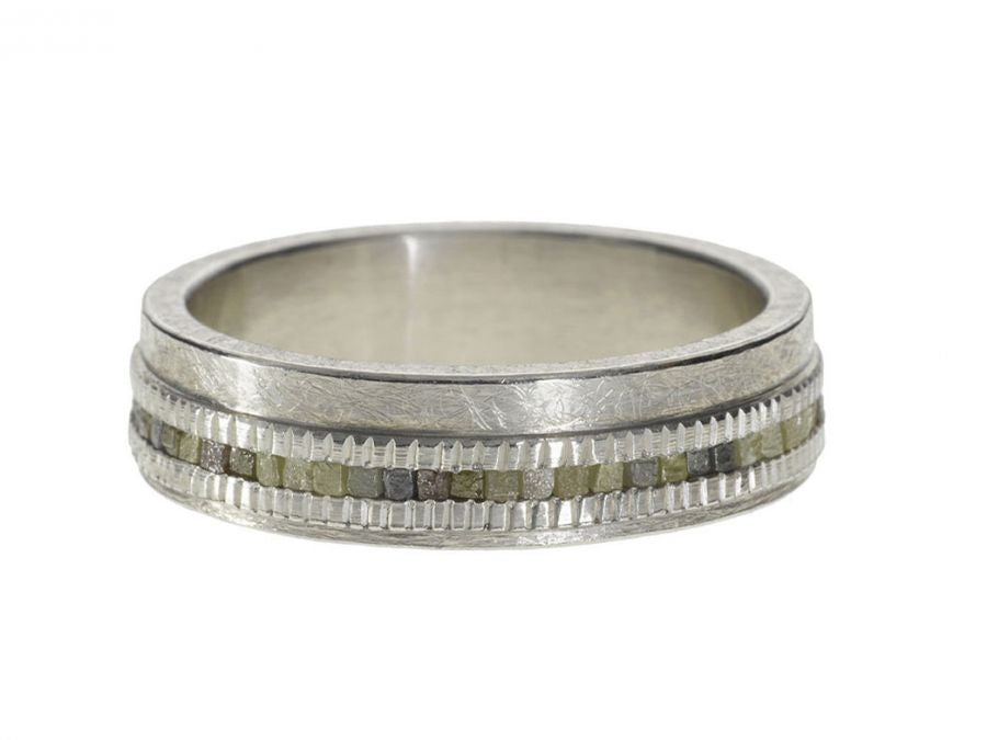 Rough Diamond Alternative Engagement Ring | Jewelry by Johan - Jewelry by  Johan
